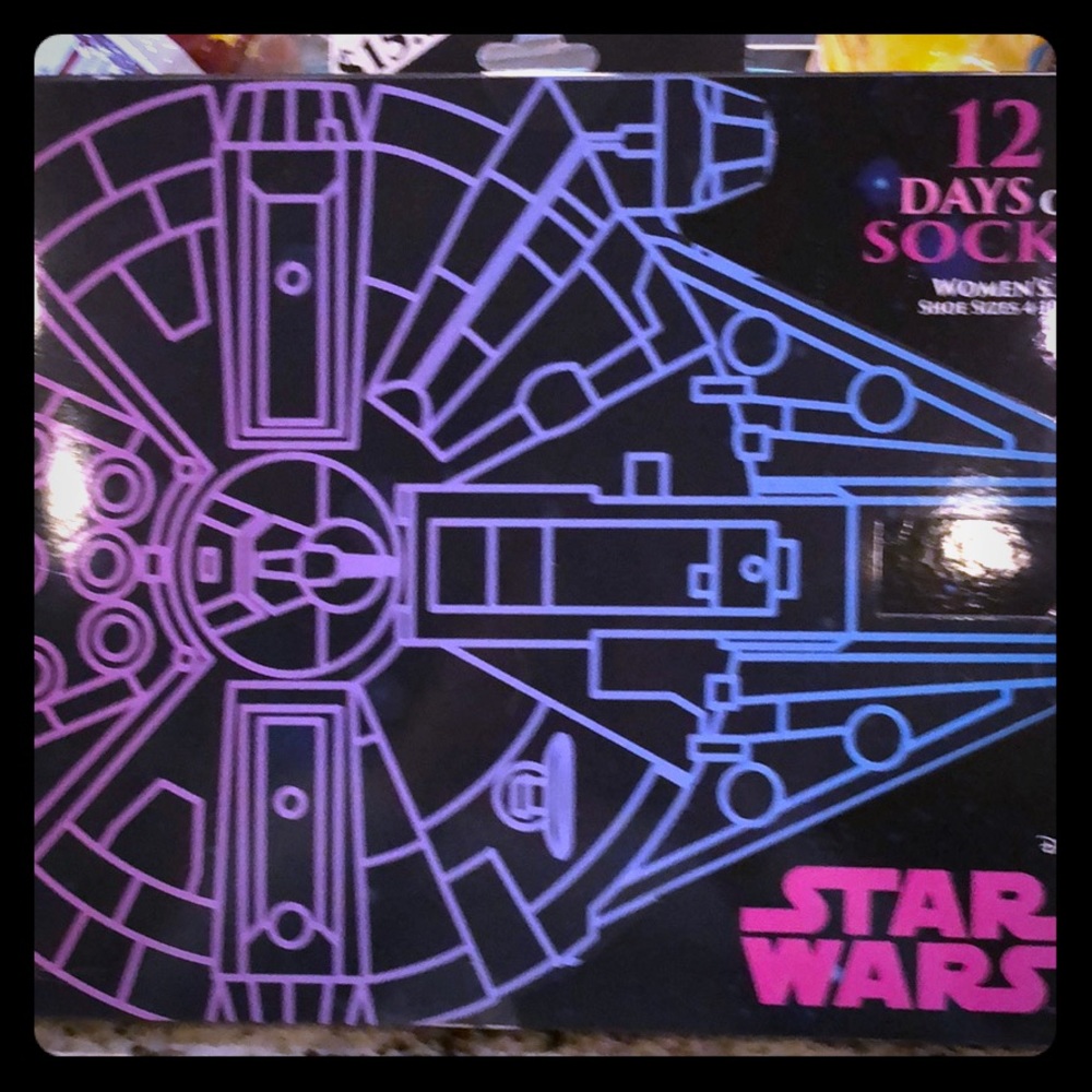 Star Wars 12 days of socks.